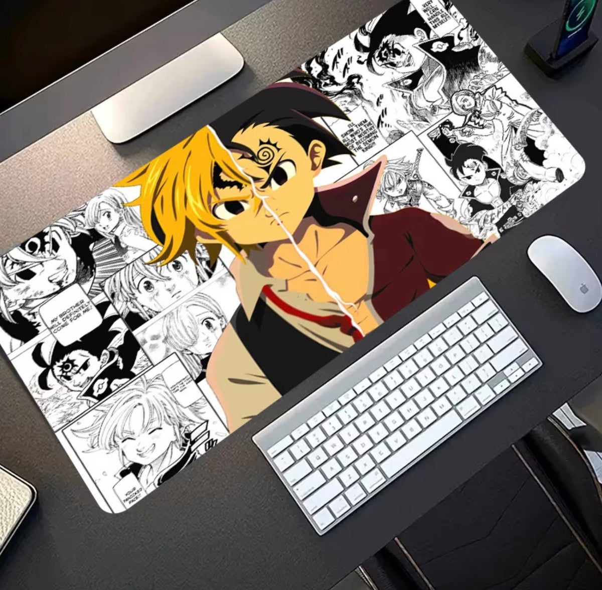 Meliodas Anime Desk Mat | Seven Deadly Sins Gaming Mouse Pad