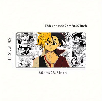 Meliodas Anime Desk Mat | Seven Deadly Sins Gaming Mouse Pad